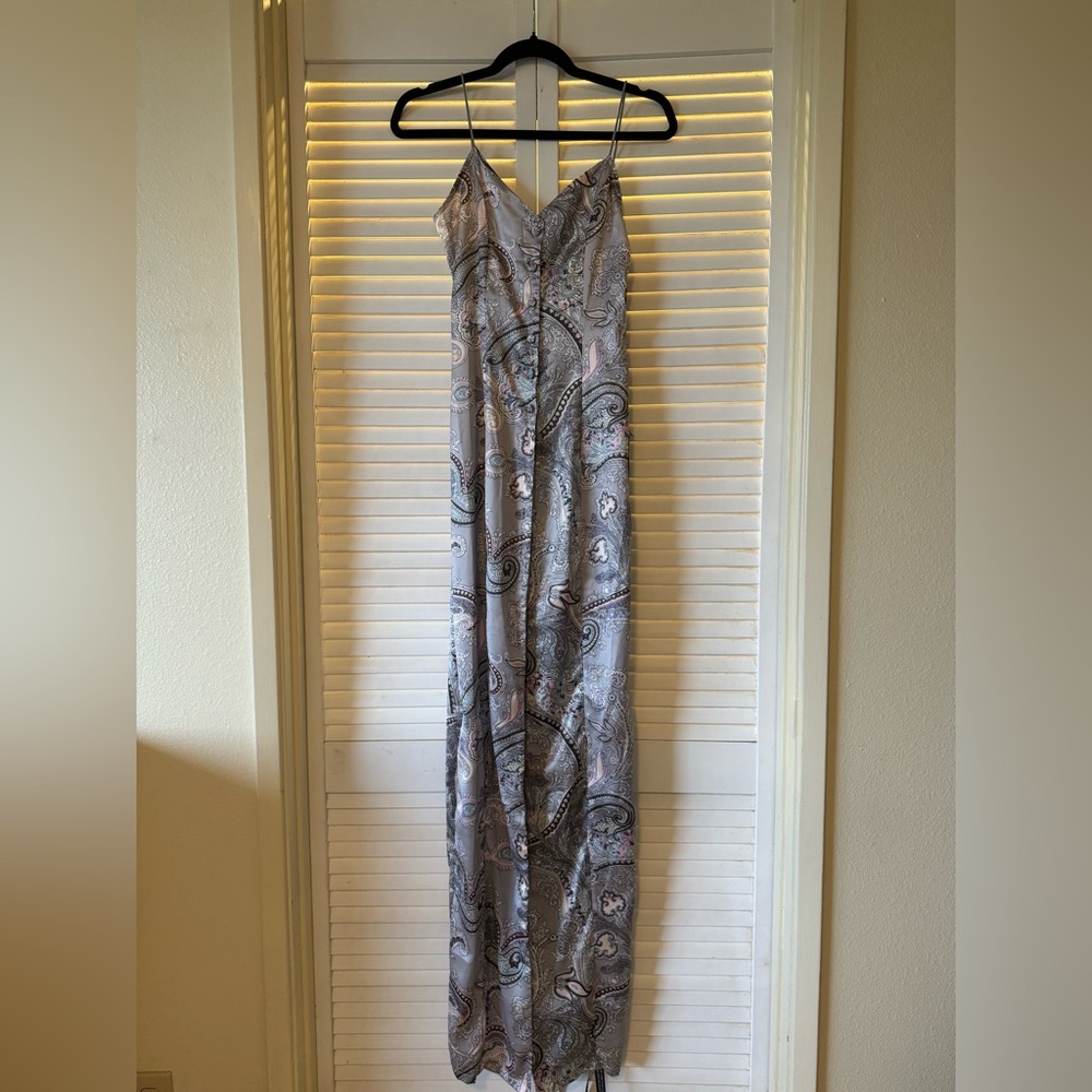 NWT PrettyLittleThing button up maxi dress